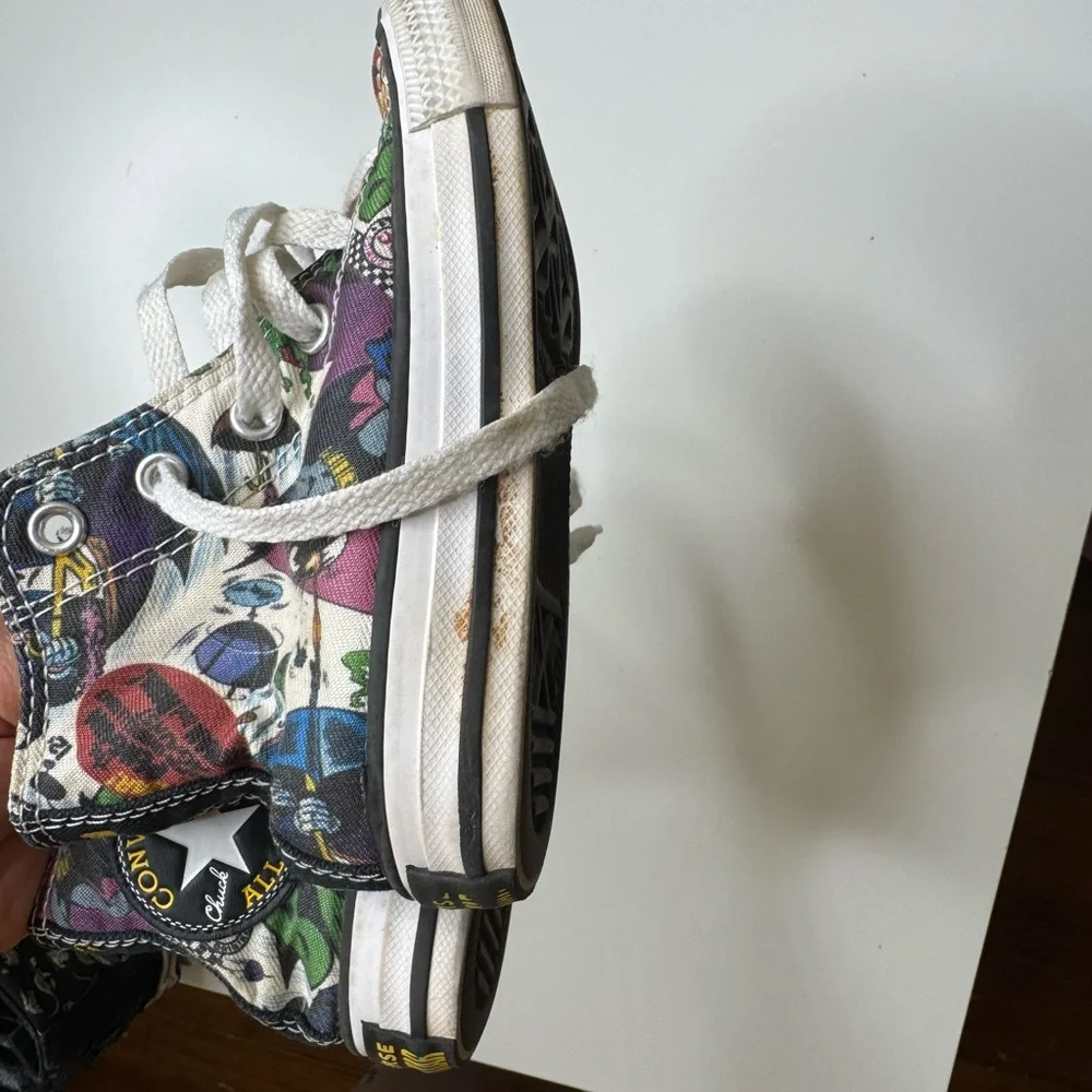 Batman boys high top converse size 11 - Picture 2 of 9